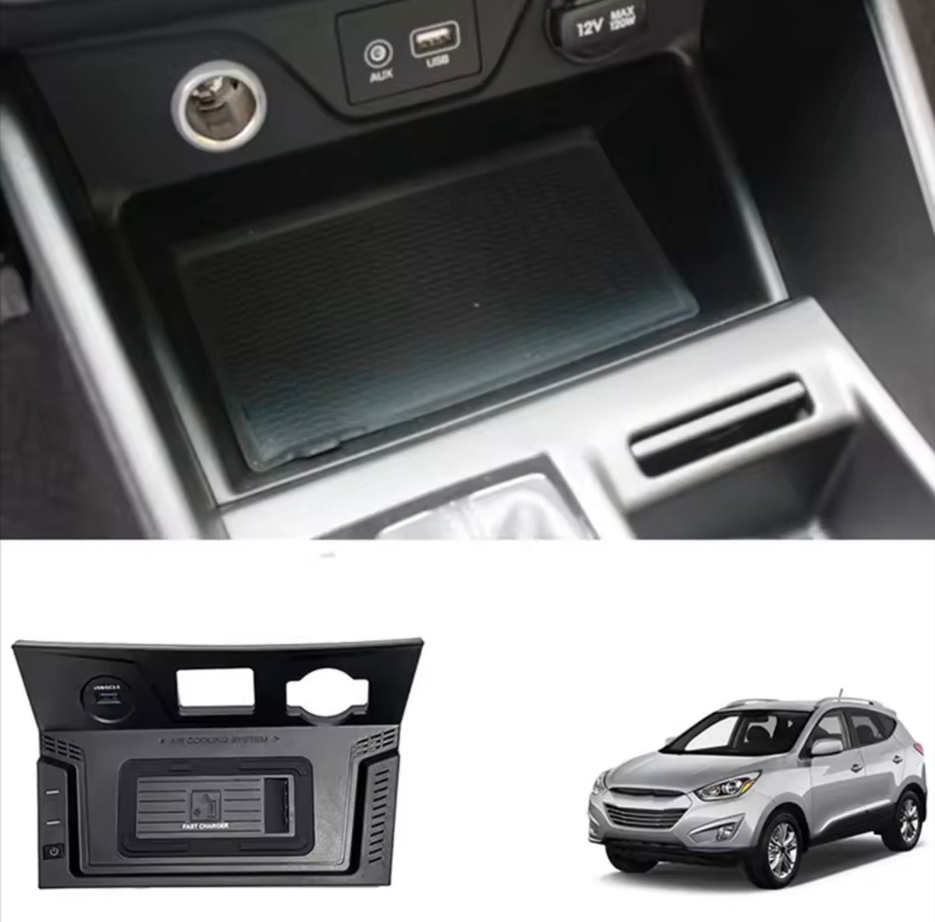 شاحن لاسلكي توسان سريع بلادي 2011-2016