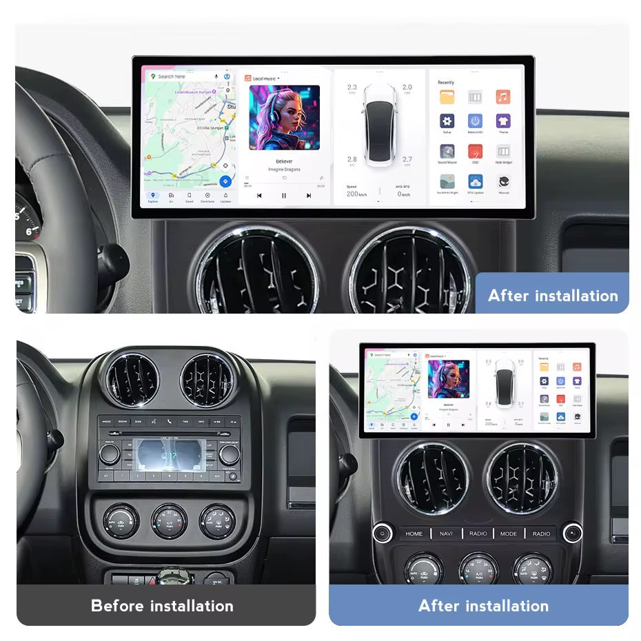 شاشة جيب كومباس/باتريوت 2010-2016