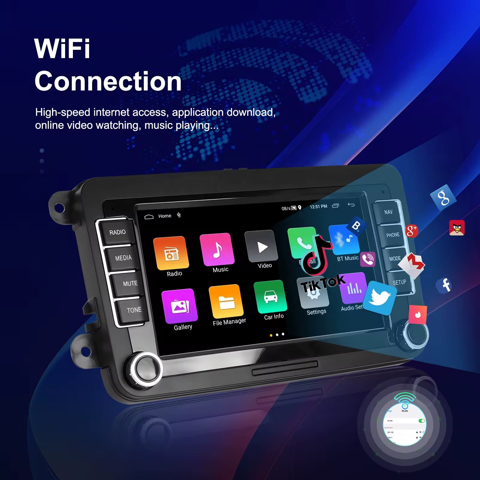 شاشة خاصه بالفولكسفاكن تصميم البلادي