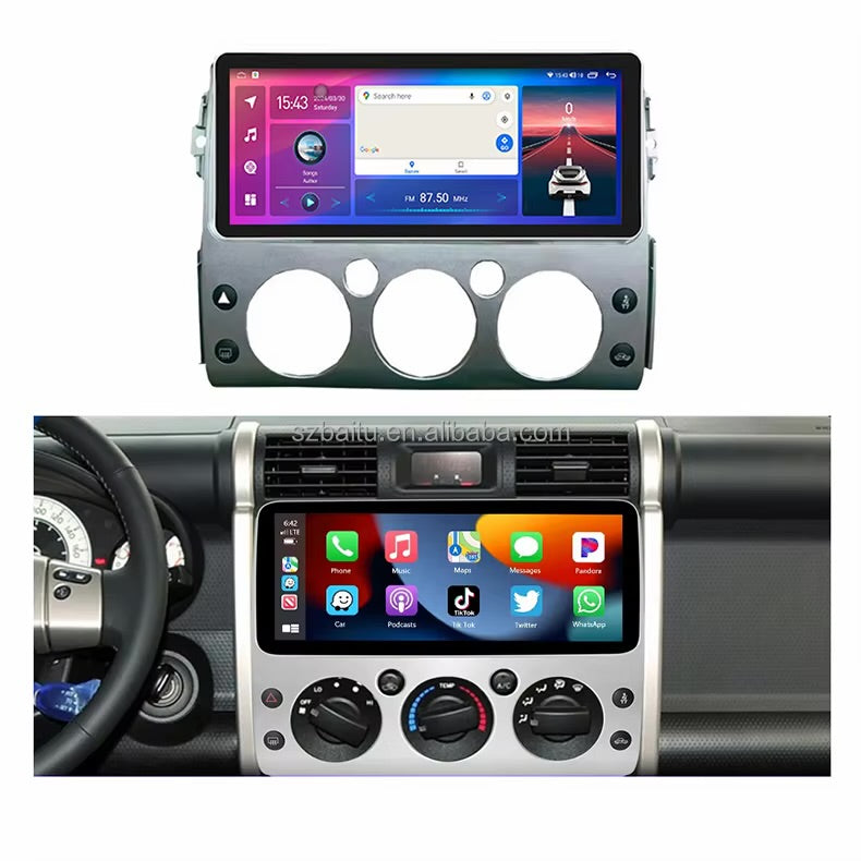 شاشة اندرويد تيوتا FJ  حجم 12.3 انج