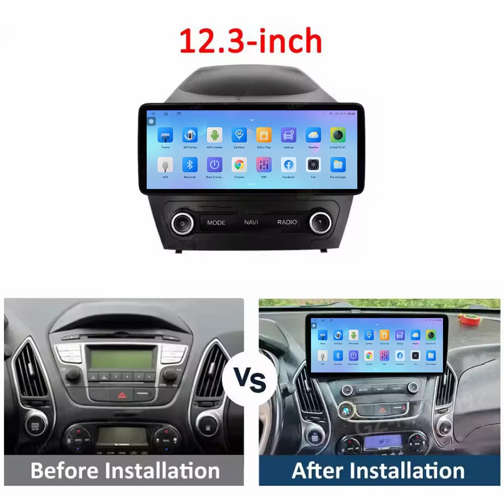 توسان 2011-2016 شاشة  بحجم 12.3 انج