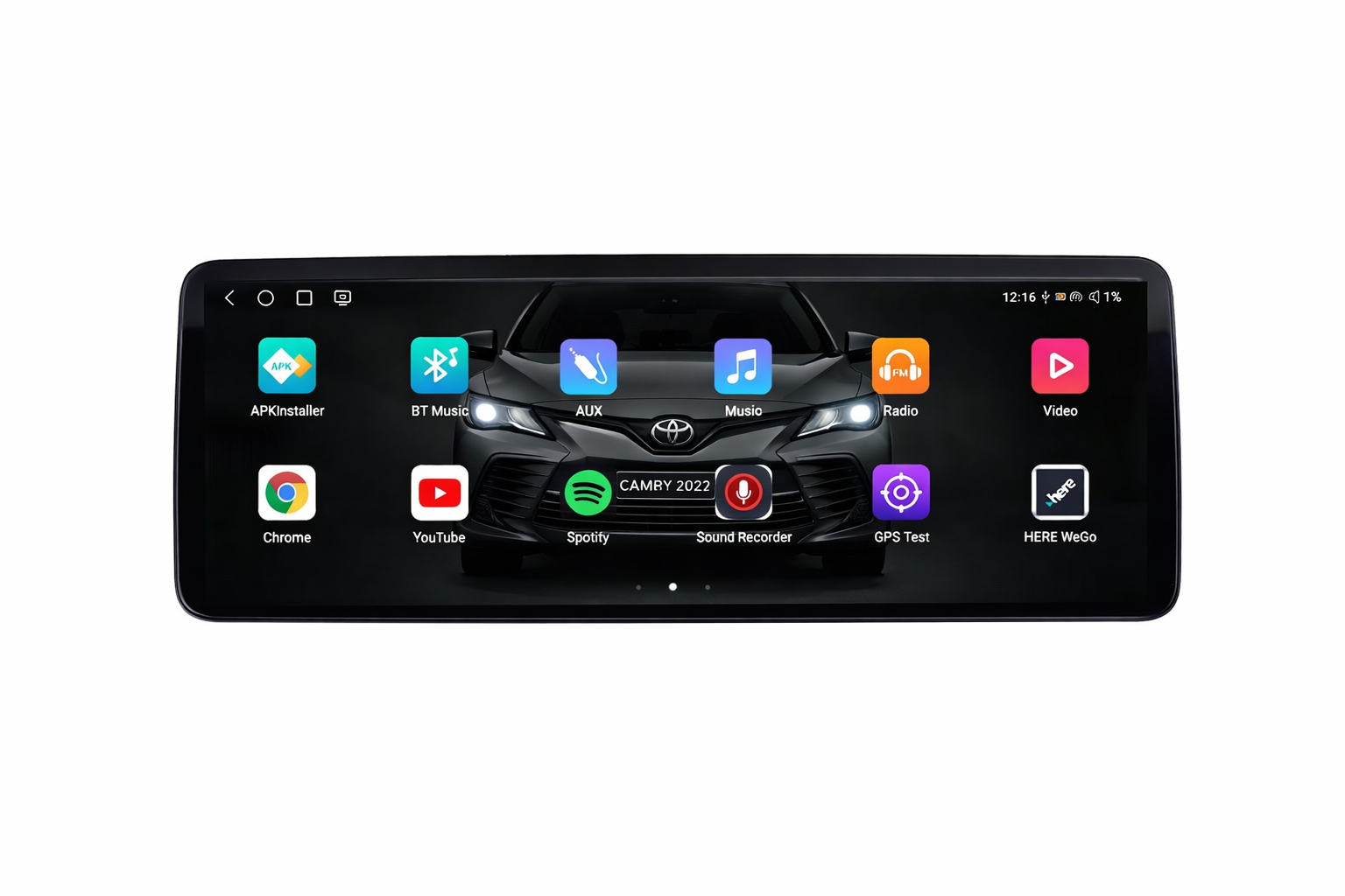 شاشة كامري 2021 -2024