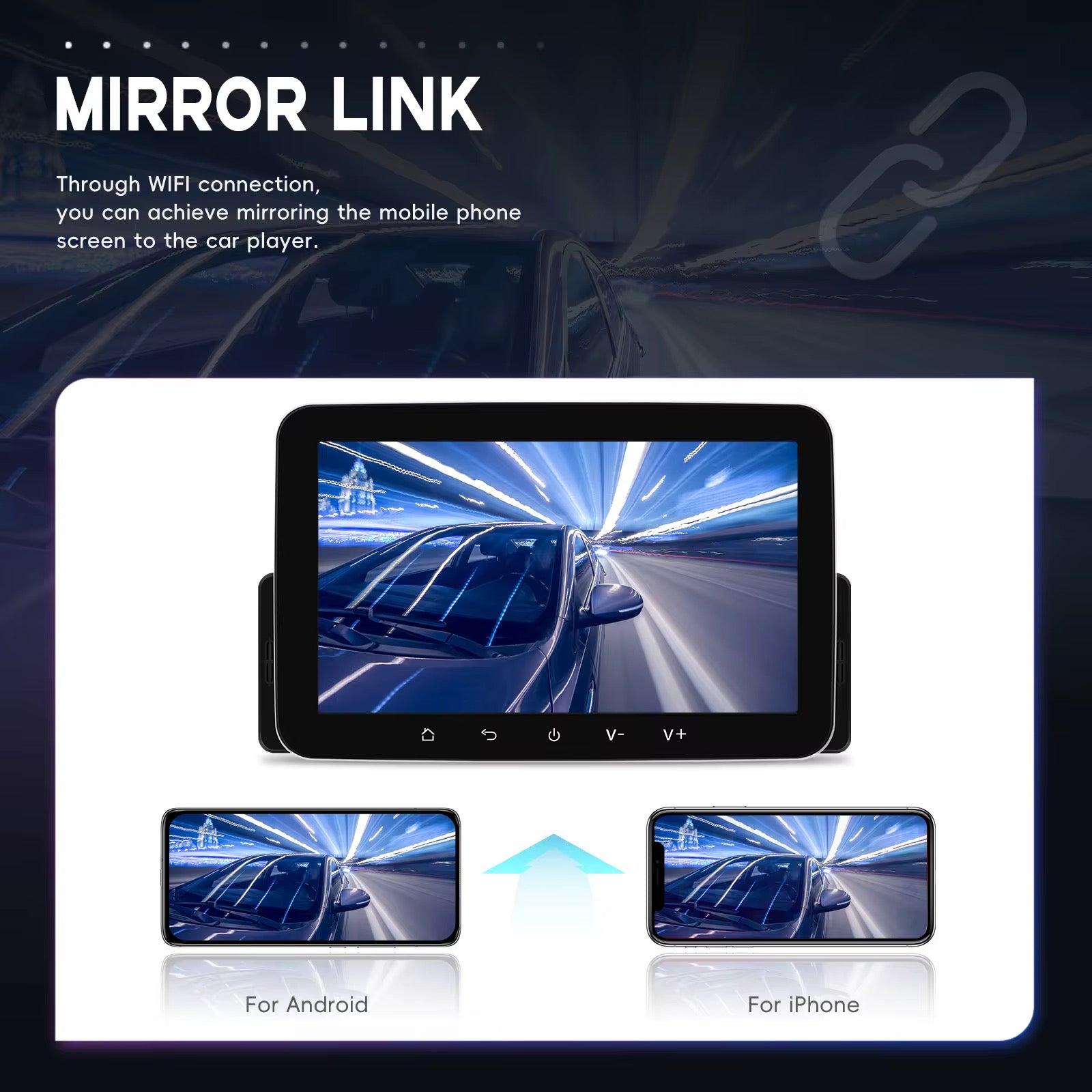 شاشه طابق واحد بحجم 7 انج نظام اندرويد