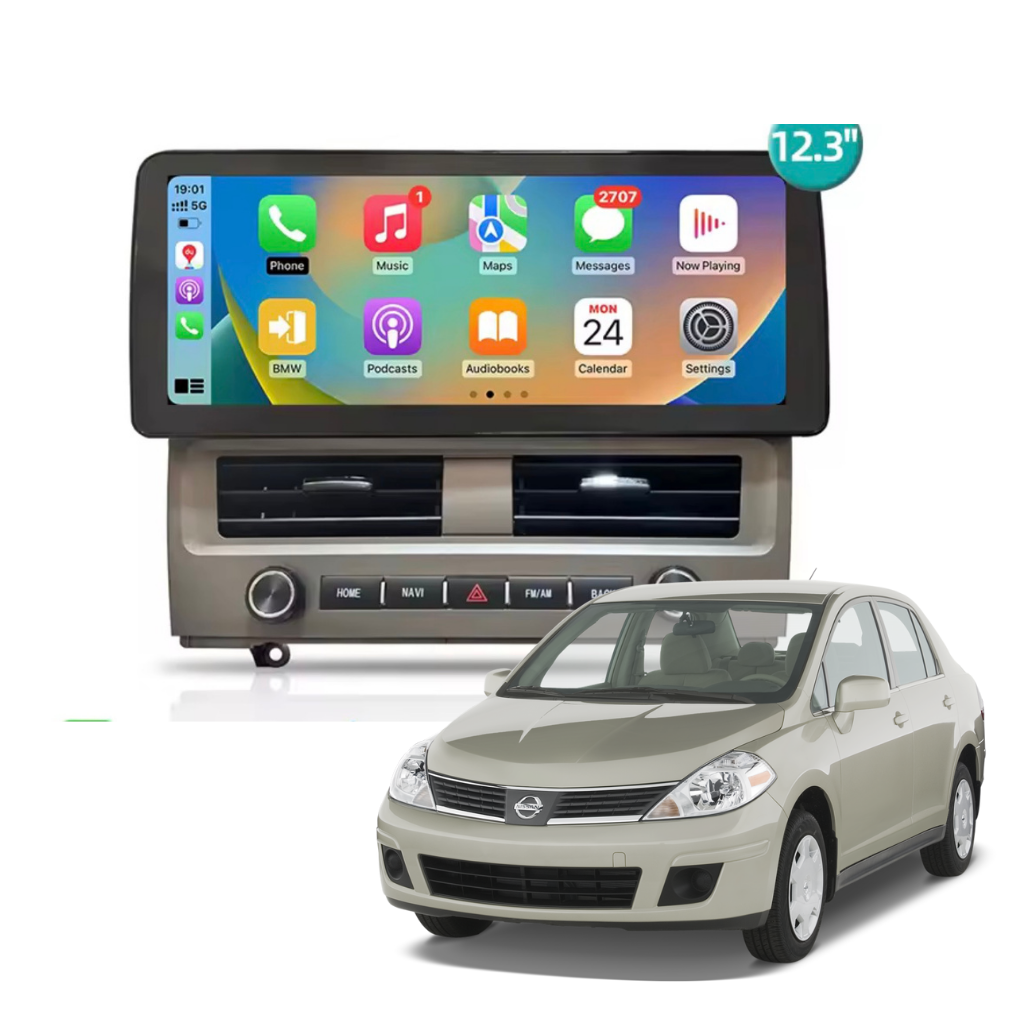 شاشة أندرويد نيسان فيرسا / تيدا 2005–2013 – مقاس 12.3 انج