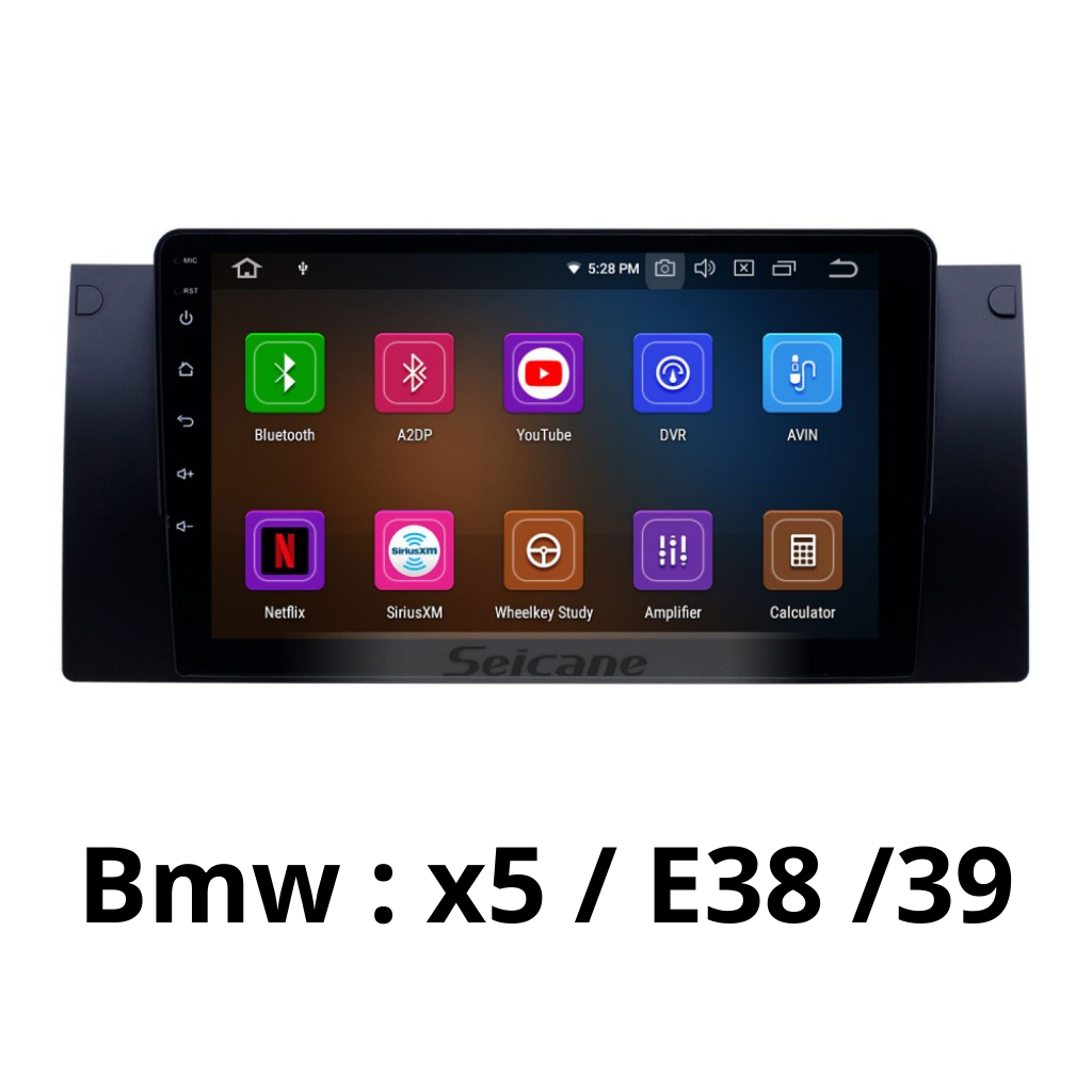 شاشة أندرويد (BMW X5 / E38 / E39) 1996-2003