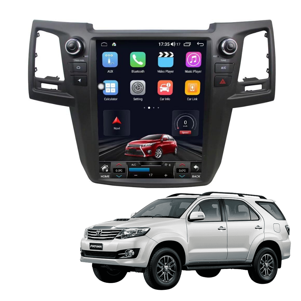 شاشة أندرويد تويوتا فورشنر 2008–2014 – مقاس 12.1 إنش