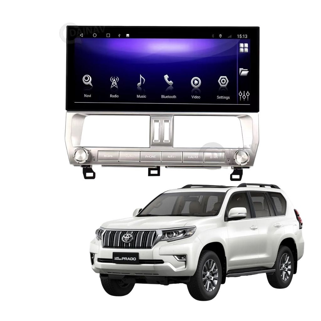 شاشة أندرويد تويوتا برادو 2018–2022 حجم 12.3 انج