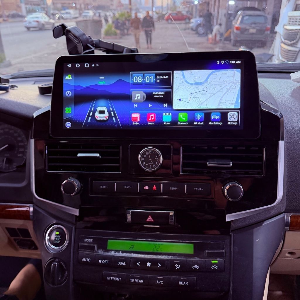 شاشة اندرويد لتيوتا لاندكروز 2008–2015 حجم 12.3 انج