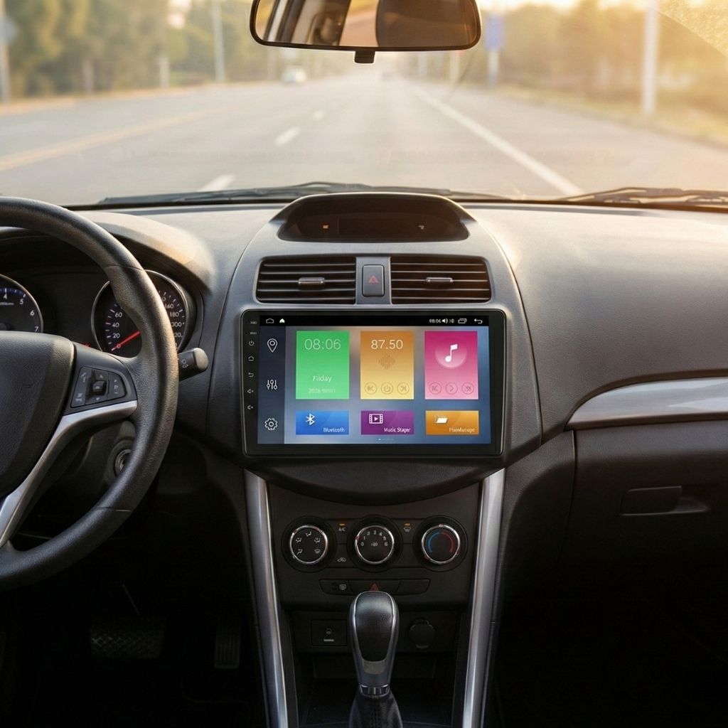 شاشة أندرويد متكاملة مع الإطار لسيارة شيفروليه سبارك (2010 – 2014)