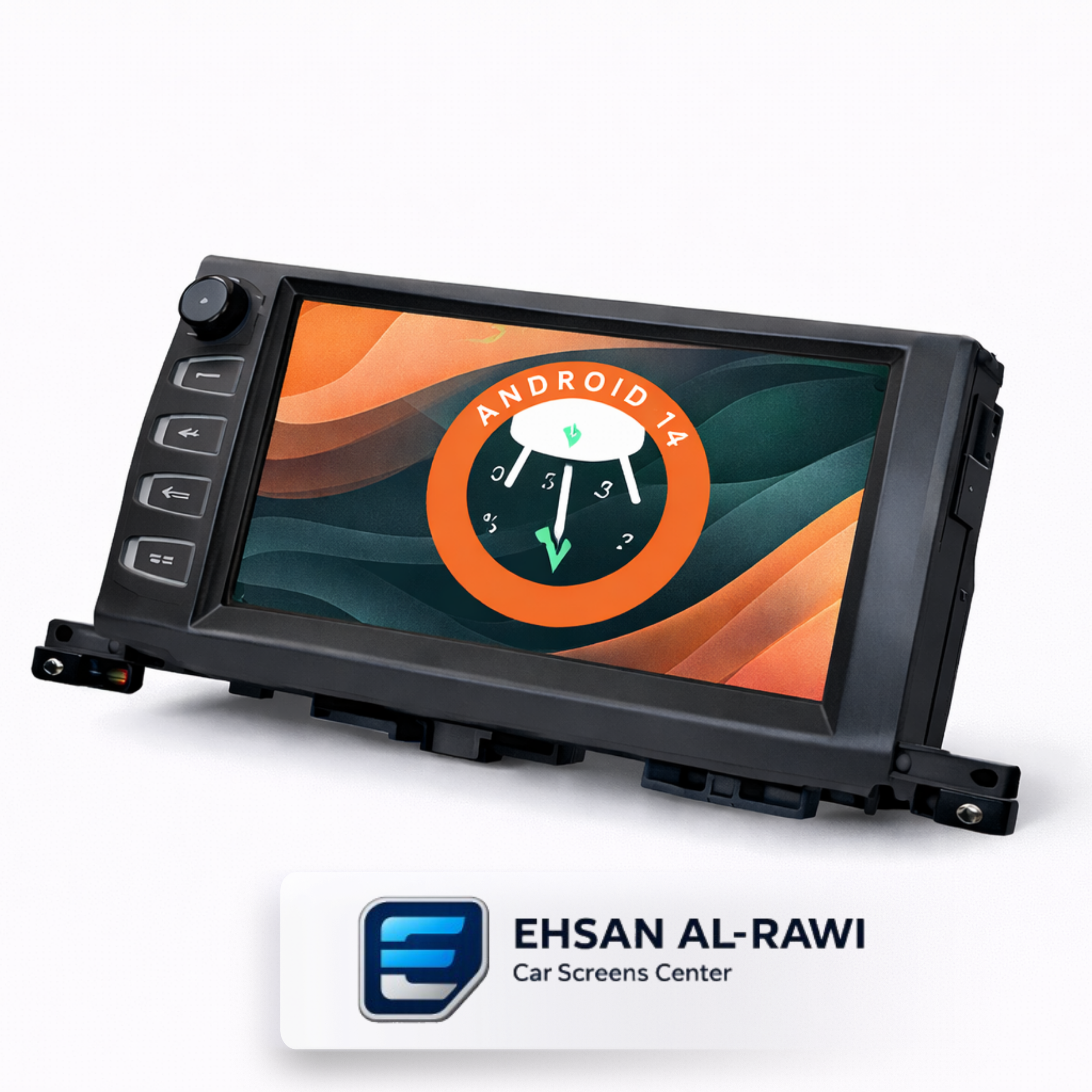 شاشة تيوتا هايلندر (2015-2019) بنظام أندرويد تصميم بلادي (لمس+ازرار)