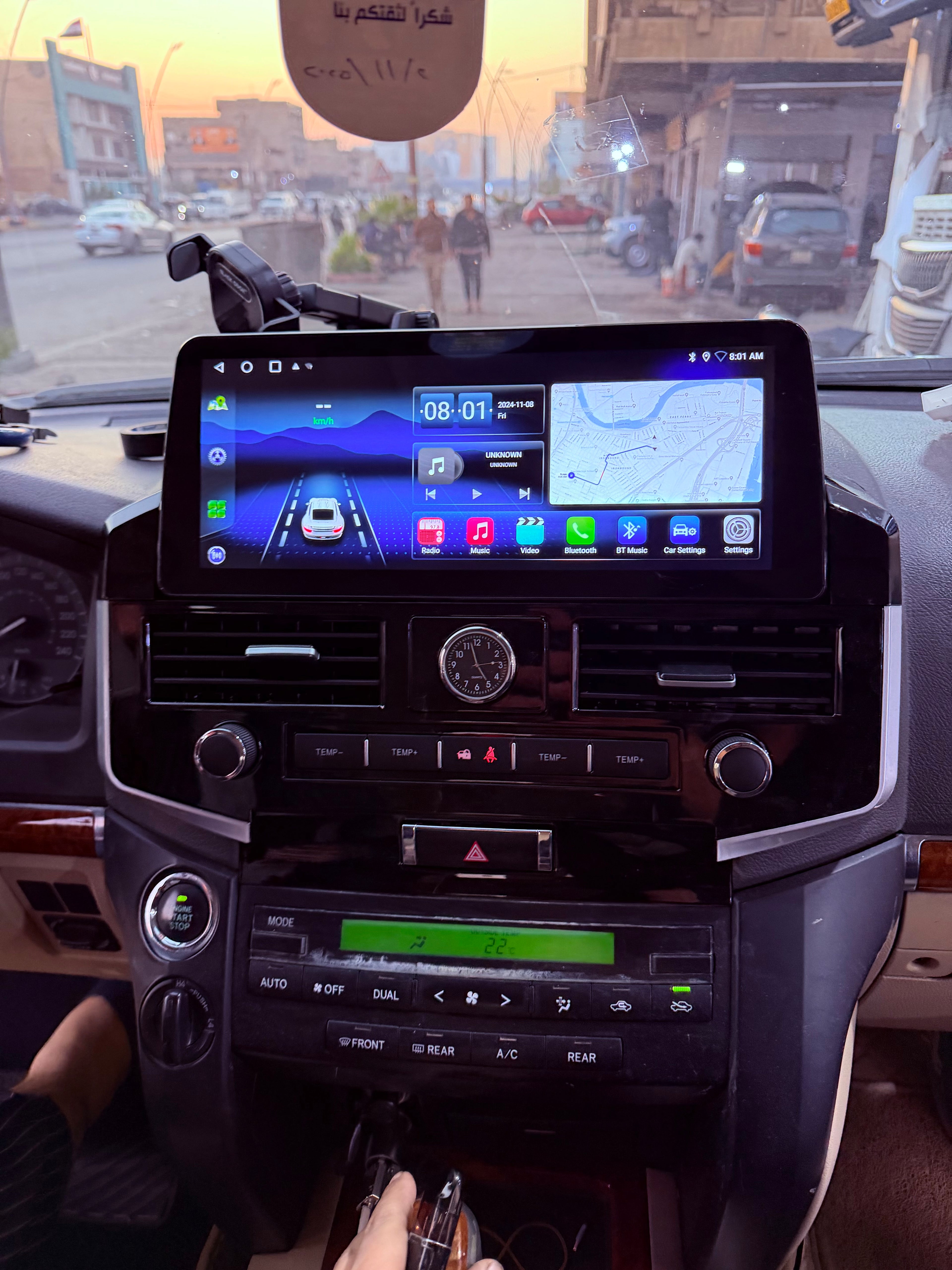 لاندكروزر 2008-2021 شاشة حجم 12.3 انج